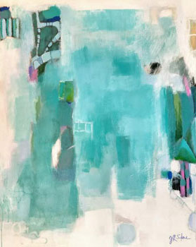 Abstract Fine Art Painting by Bluffton, SC artist Jennifer Rocco Stone