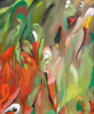 abstract paintings by Jennifer R Stone