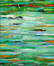 Jennifer Rocco Stone abstract painting