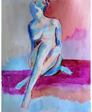 Life Drawing Class #27 Painting by Jennifer Rocco Stone