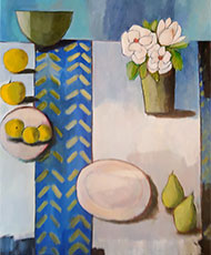 still lifes by artist Jennifer Rocco Stone
