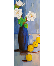 Magnolias Forever Painting by Jennifer Rocco Stone