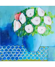 Spring Bouquet 4 still life painting by Jennifer Rocco Stone