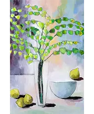 Summer Figs still life painting by Jennifer Rocco Stone